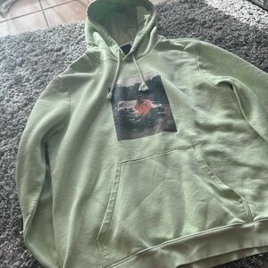 Green Lil boat hoodie